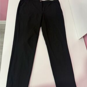 Calvin Klein Black Button-Detail Pants